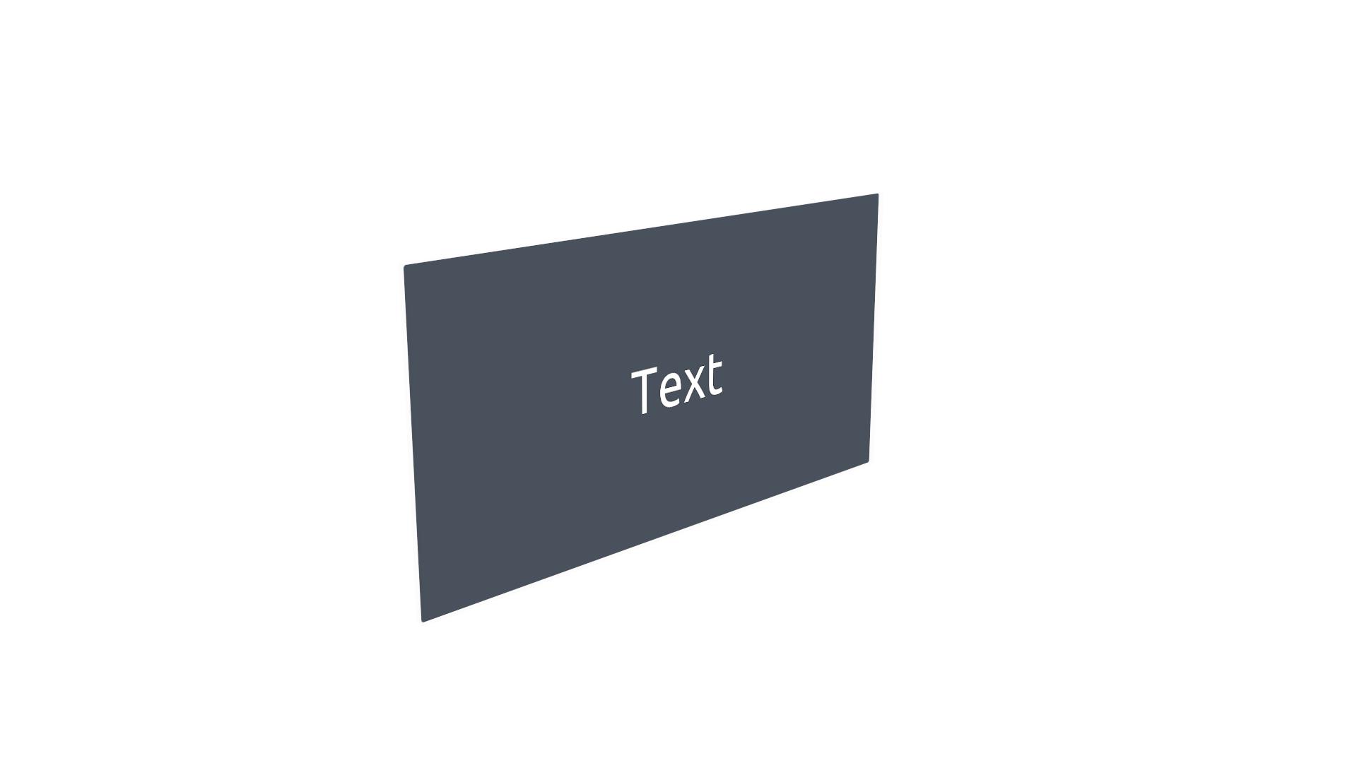 UI text panel