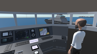 VR-симулятор устройства ходовой рубки